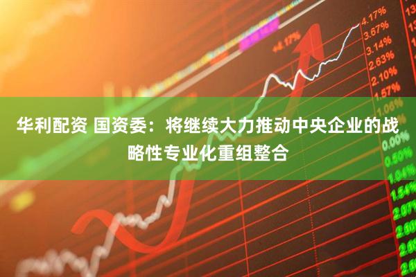 华利配资 国资委：将继续大力推动中央企业的战略性专业化重组整合
