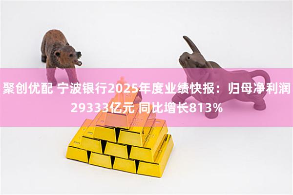 聚创优配 宁波银行2025年度业绩快报：归母净利润29333亿元 同比增长813%